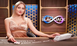 Infinite Blackjack live table by Evolution on Easywin Nigeria