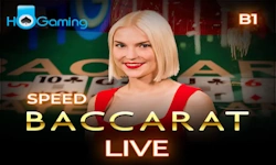 Speed Baccarat live table by Evolution on Easywin Nigeria